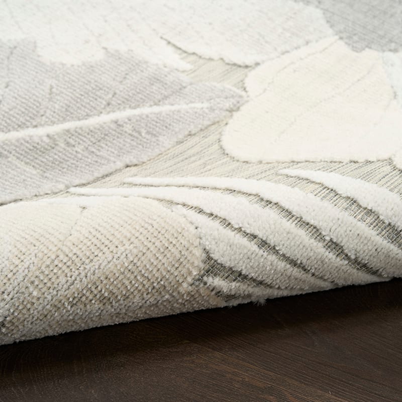 Nourison Suncoast Indoor/Outdoor Floral Area Rug.