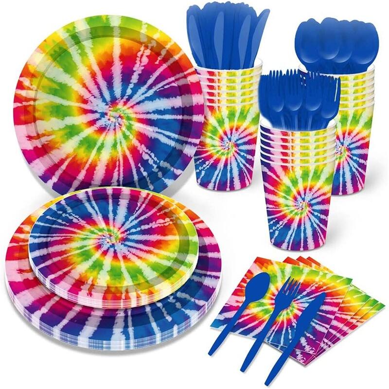 Birthday Party Supplies Disposable Paper Plate Tableware Kit Bed Bath