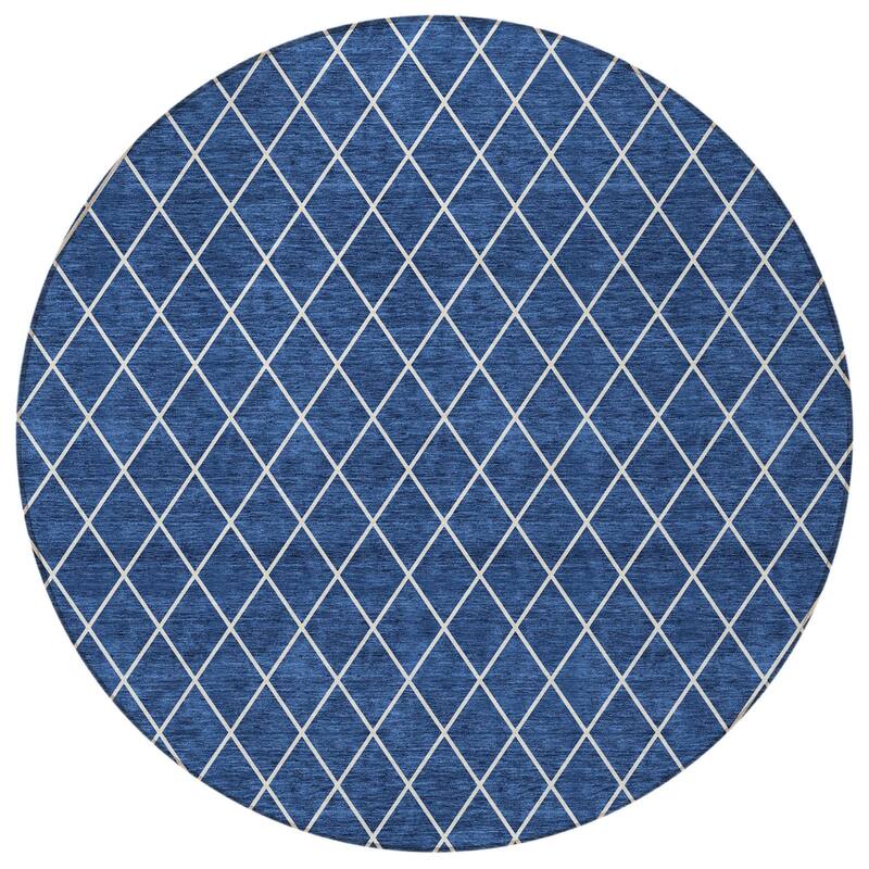 HomeRoots Geometric Transitional Rectangle Outdoor Rug