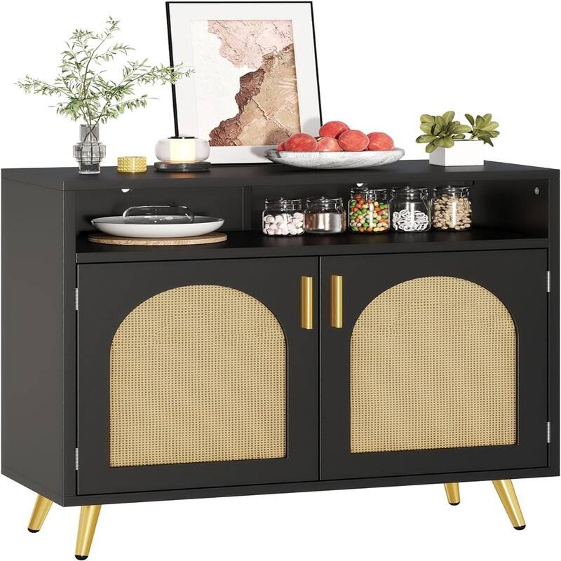 Buffet Sideboard Cabinet - 13.78"D x 62.98"W x 29.53"H