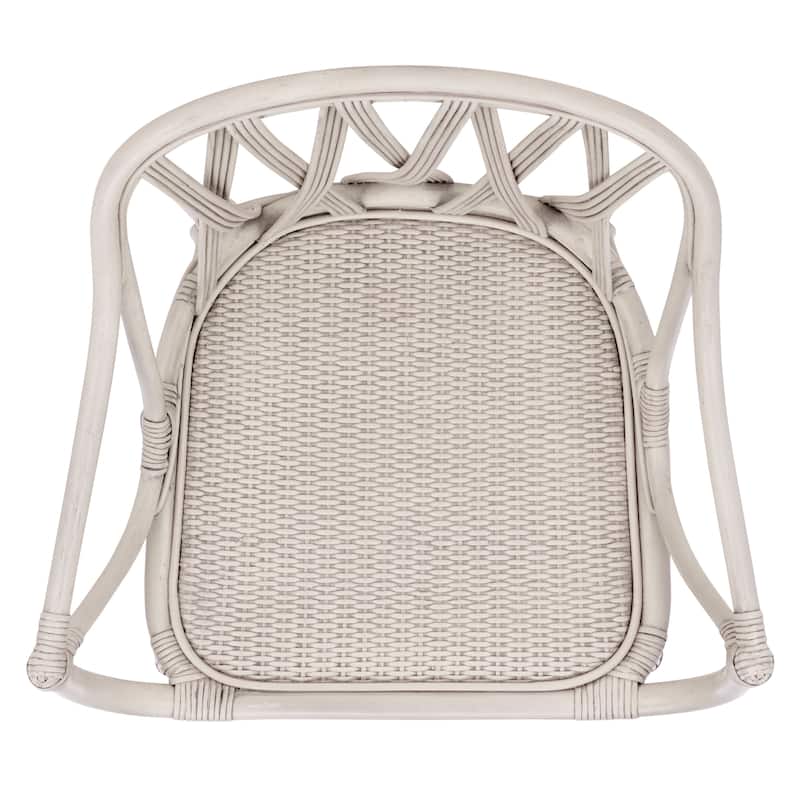 SAFAVIEH Home Serafima Rattan Arm Chair (Set of 2) - 22"W x 22"D x 33"H