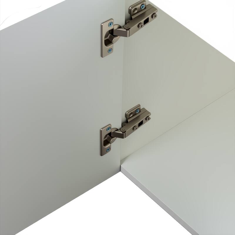 Modern TV Stand, TV Media Console, for TVs Up to 65+" with Storage and 2 Drawers, for Living Room Bedroom, White