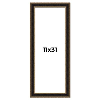 11x31 Frame Gold Antique Vintage Sold Wood Picture Frame | 1.75 Inch