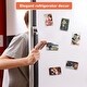 preview thumbnail 2 of 4, Vicyak 12 Pack High Transparency Acrylic Magnetic Photo Frame for Refrigerator - 3.54"L x 2.36"W