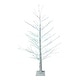 preview thumbnail 1 of 2, Kurt Adler 4-Foot Pre-Lit RGB Fairy LED White Birch Tree