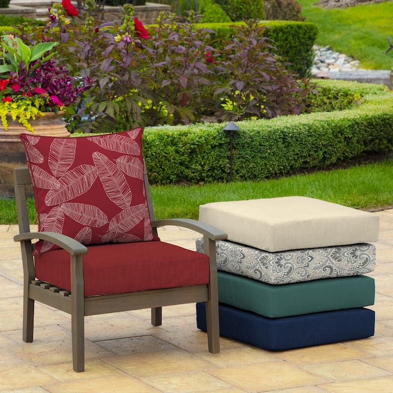 ARDEN Outdoor Deep Seating Cushion Set 24 x 24 - 46.5"L x 24"W - 46.5"L x 24"W