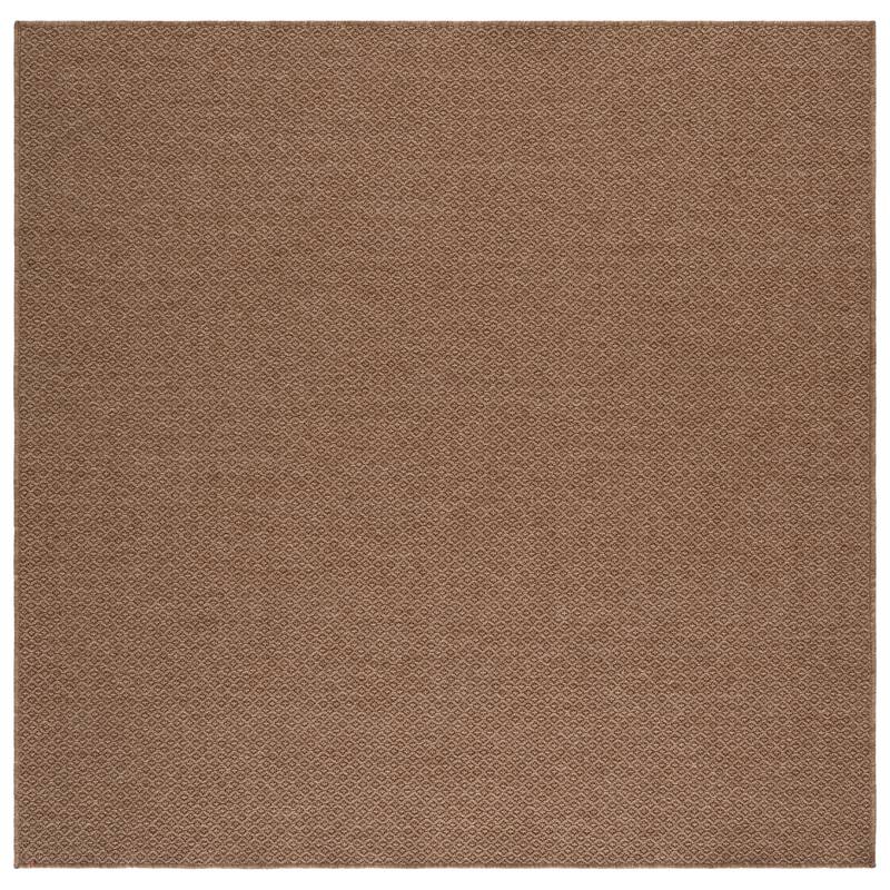 SAFAVIEH Sisal Performance Kasia Washable Indoor/Outdoor Rug - Weather Resistant & Easy Cleaning - 6'7" Square - Natural