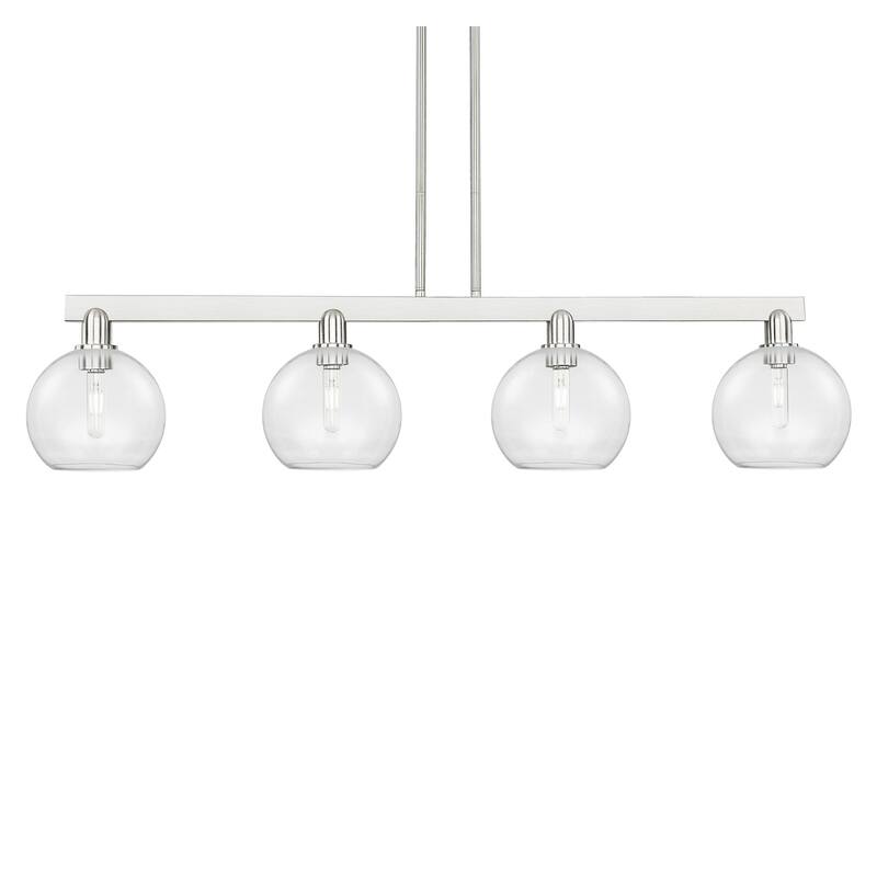 Innovations Lighting 716-4I-11-51 Athens Linear Athens 4 Light 51" - Brushed Satin Nickel / Clear