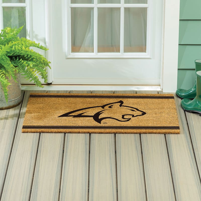 Montana State University Monochrome Indoor/Outdoor Coir Door Mat