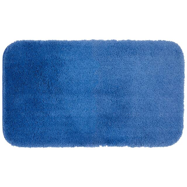 Mohawk Pure Perfection Solid Patterned Bath Rug - 1'8" x 5' - Blue