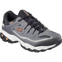 Skechers Men's After Burn Memory Fit Cross Training Shoe Charcoal/Gray