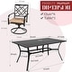 preview thumbnail 7 of 14, Outdoor 5/7-piece Patio Metal Dining Set