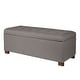 preview thumbnail 2 of 19, Porch & Den Large Tufted Storage Bench