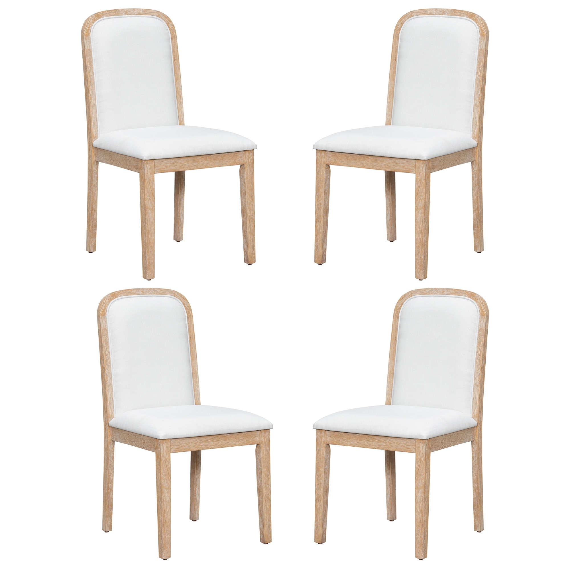 Set of 4 Vintage Style Dining Chairs for Dining Room
