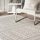 preview thumbnail 13 of 12, nuLOOM Tribal Geometric Trellis Area Rug with Tassel