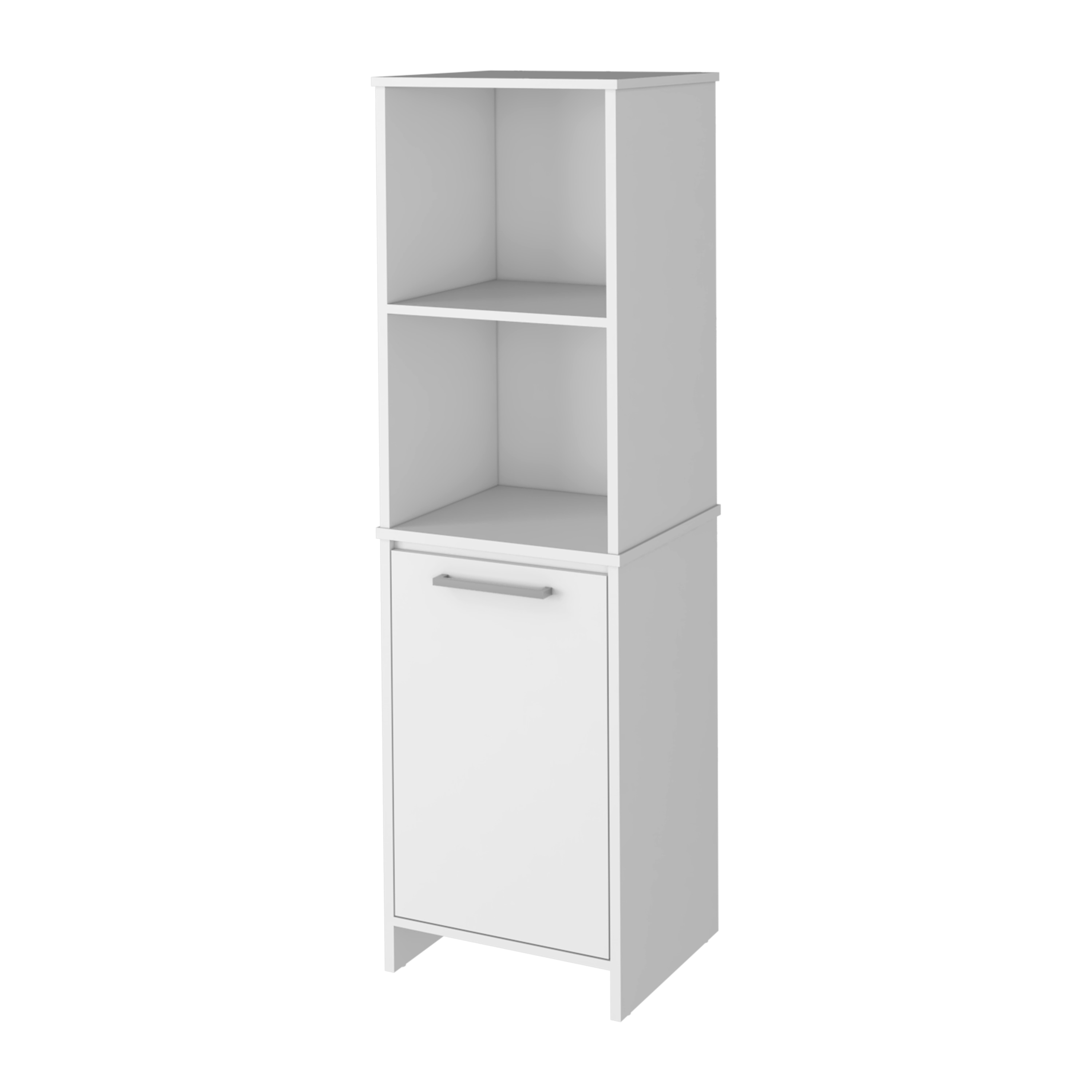 Pantry Cabinet, Single Door Cabinet, Four Shelves