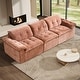 preview thumbnail 3 of 4, Rossetta 3-Seater Luxurious Cloud Chenille Modular Sofa with Detachable Backrest