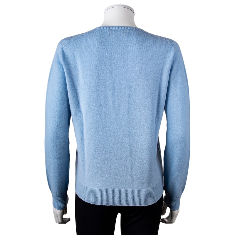 Vanise 100% Cashmere V-neck Sweater Made in Italy