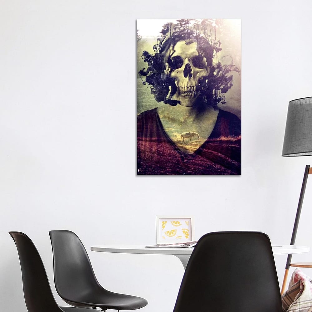 iCanvas "Miss Skull" by Ali Gulec Canvas Print