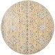 preview thumbnail 29 of 52, SAFAVIEH Evoke Stacie Vintage Boho Shabby Chic Rug 6'7" Round - Gold/Ivory - Round