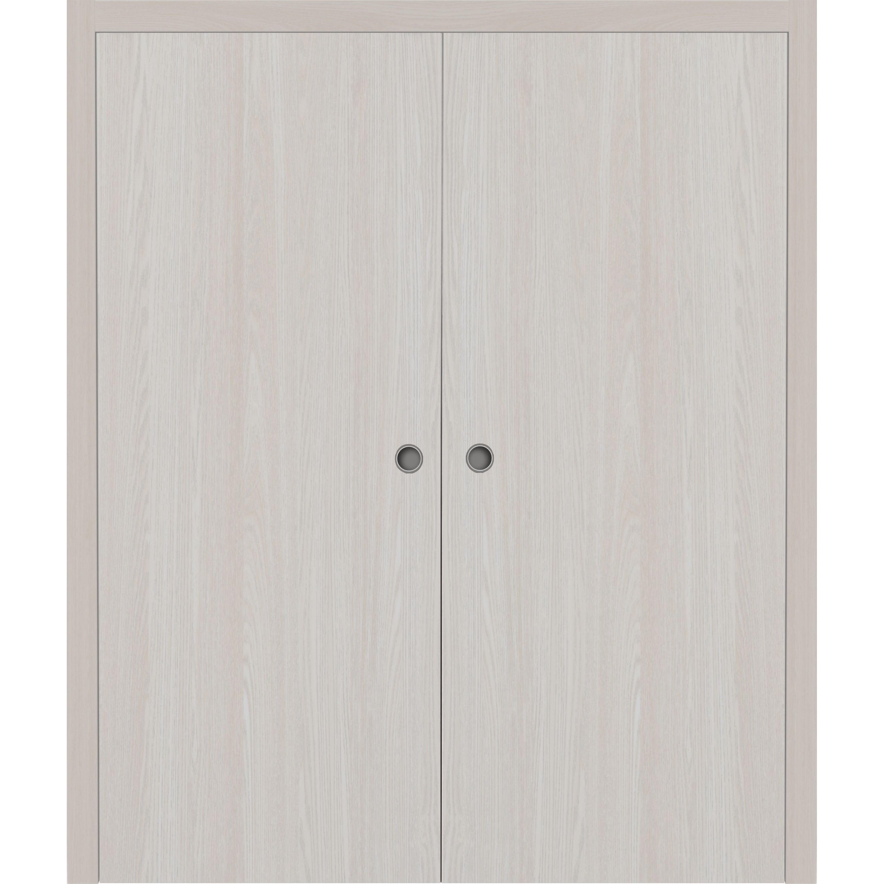 SartoDoors Basic 3001 | Interior French Doors Double French Door | Solid Wood | Hardware Set | 36x80, Custom Bedroom Door