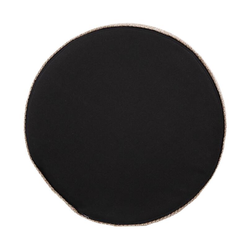 Allan Andrews No Tip Cylinder Ottoman with Cover, Panama Collection