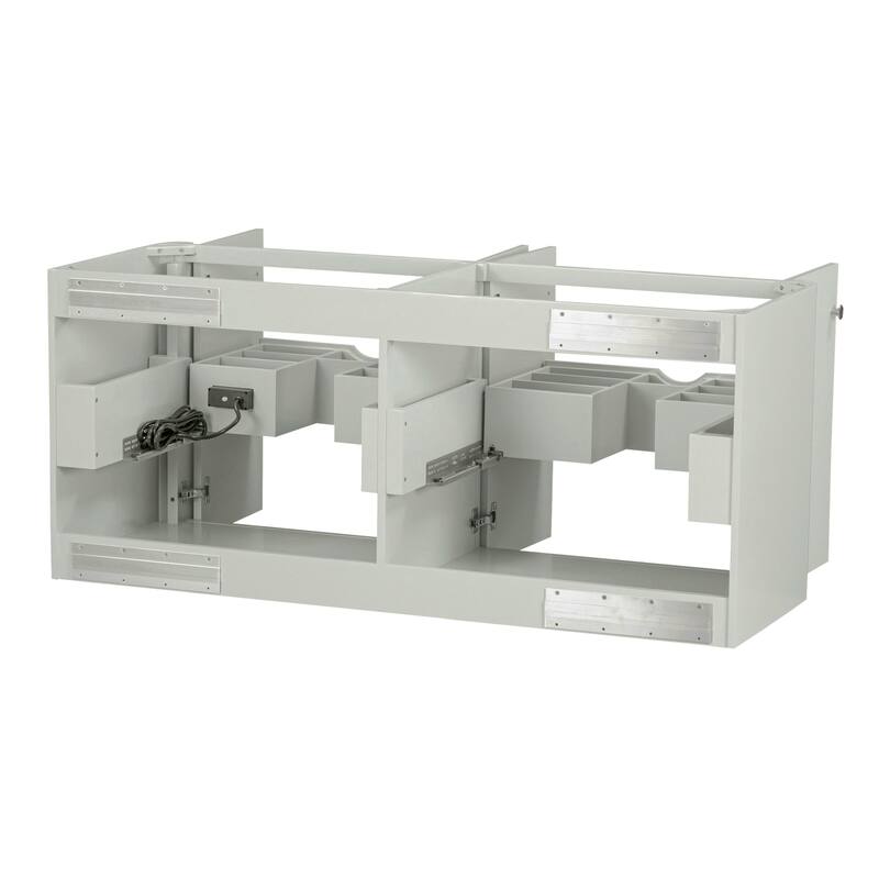 Haley Bathroom Vanity Only in Soft Sage with Dual Mount Option