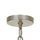 preview thumbnail 4 of 7, Luna 12 Light Antique Silver Sphere Chandelier - 60'' W x 63'' H