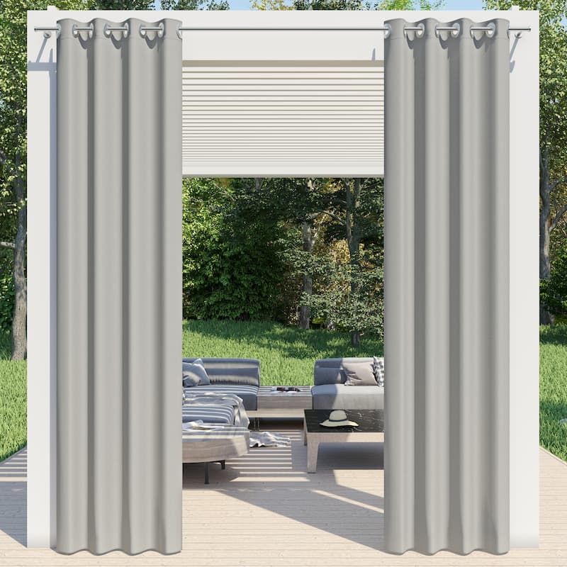 Corvus Gambia Sunbrella Outdoor Window Curtain (1 Panel)