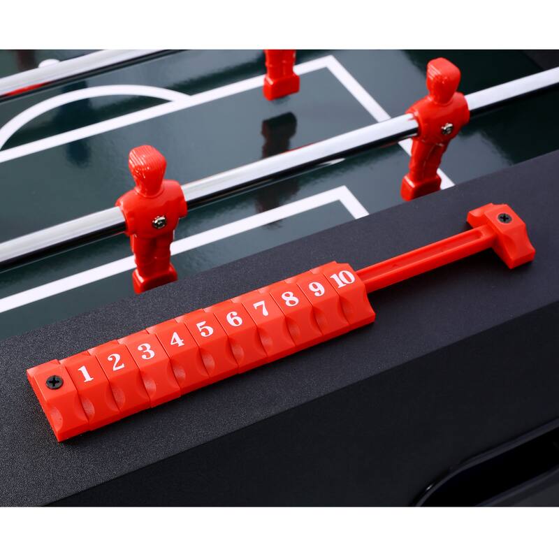 54"W Hurricane Foosball Table, Analog Scoring & Accessories