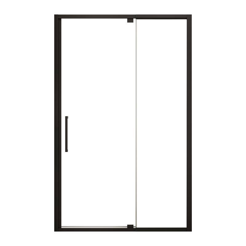 Scalable Adjustable Frame Shower Door with 1/4" Clear SGCC Tempered Glass