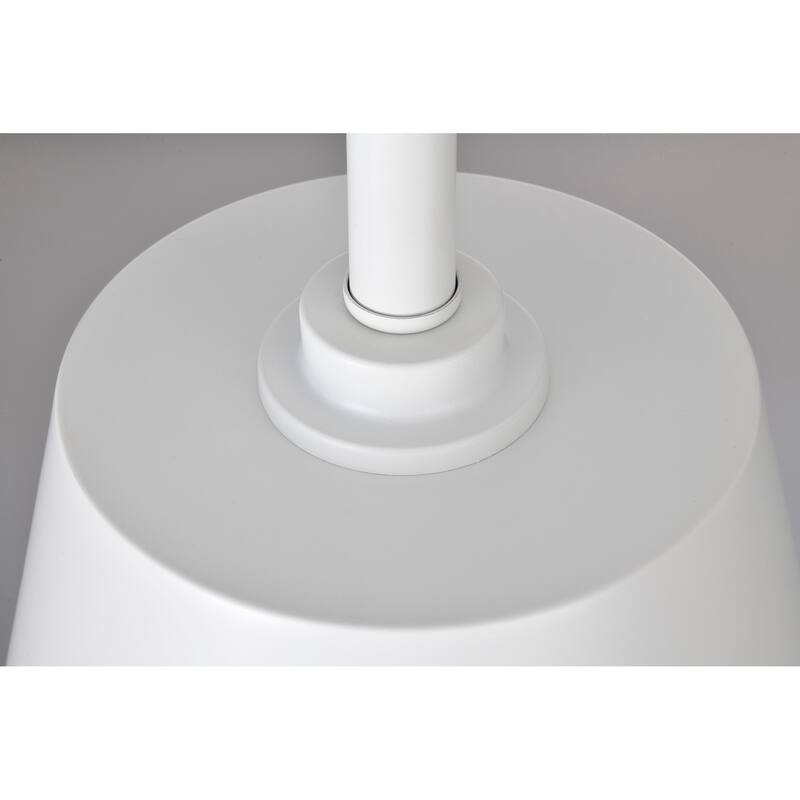 Alexis 1 Light Small Pendant Matte White Finish - Matte White