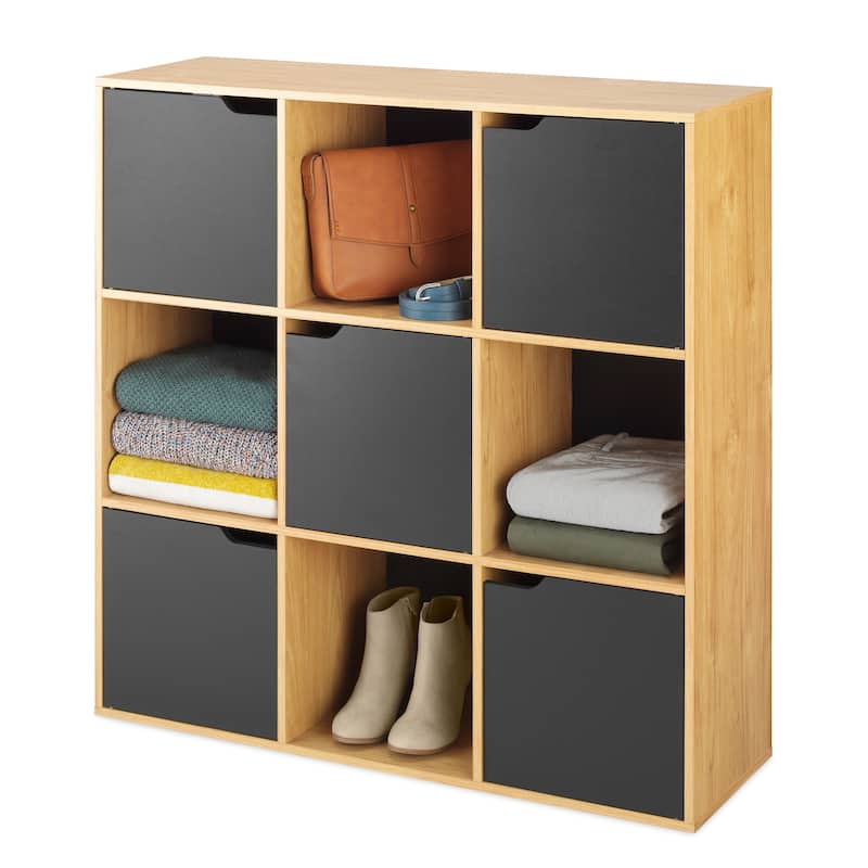 9-Section Cube Organizer w/Doors
