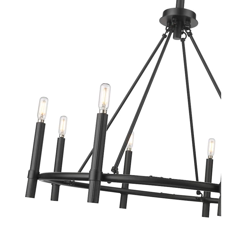 Millennium Lighting 25608 Skyva 8 Light 30" Wide Pillar Candle Style