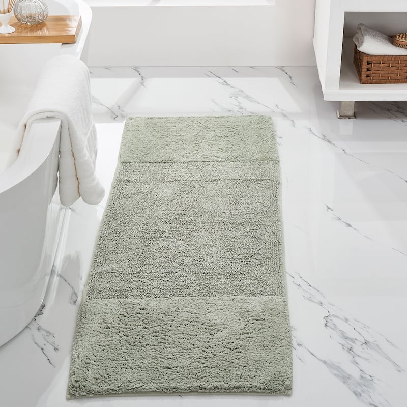 Better Trends Bath Rug 100% Cotton Water Absorbent Tufted Bathroom Rug Set for Shower, Sink Mats Machine Wash Granada Collection