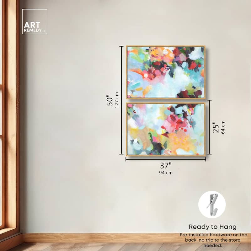 Play of Light Canvas Set of 2 by Art Remedy
