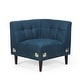 preview thumbnail 8 of 17, Clermont Mid-century Tufted Sectional Sofa by Christopher Knight Home - 114.00" L x 114.00" W x 30.75" H
