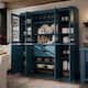 Option Teal Blue - 4 Clear Glass-4 Solid