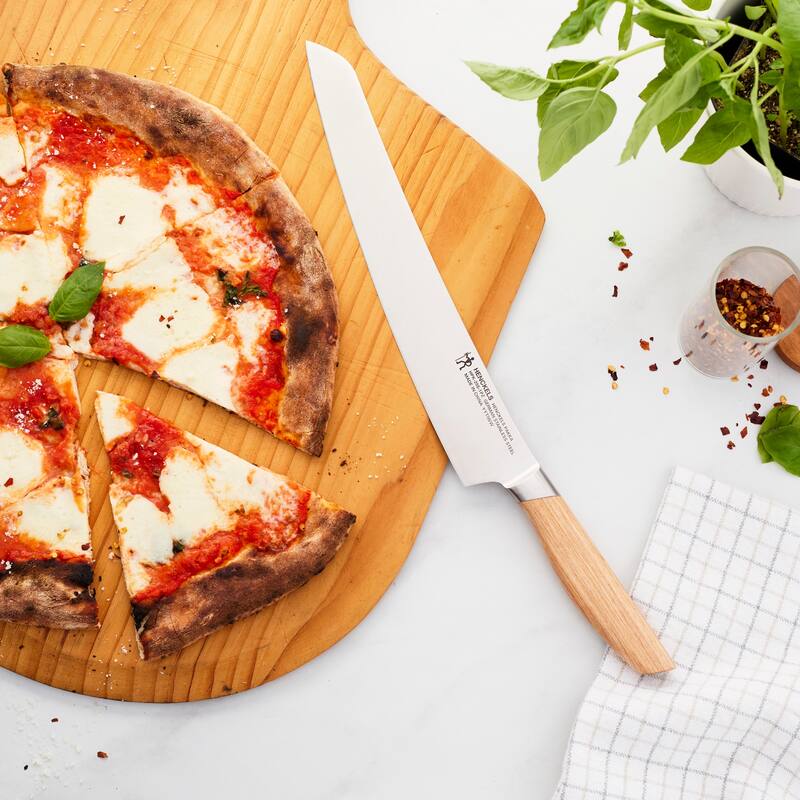 Henckels Pakka 10-inch Pizza Knife - Wood