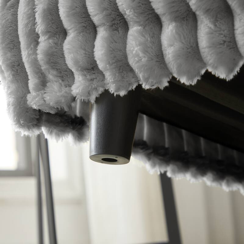 GDFStudio - Plush Corduroy 3-Seater 82.7" Deep Seat Upholstered Sofa