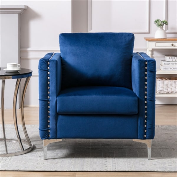 Accent chair with silver legs shop