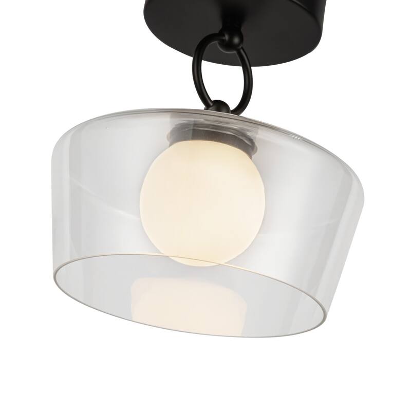 Alora Lighting SF443308-UNV Leota 8" Wide LED Semi-Flush Ceiling