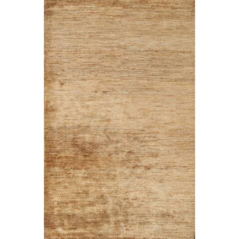Indoor/ Outdoor Oriental Area Rug Hand-knotted Contemporary Carpet - 5'4" x 7'10"