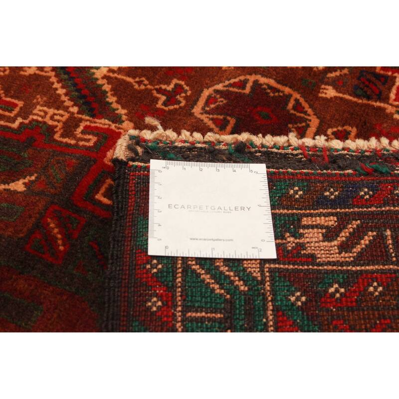 Teimani Burnt Orange Rug 2'11" x 5'2" - 2'11 x 5'2