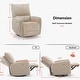 preview thumbnail 16 of 22, MCombo Power Swivel Glider Recliner Chair with USB Charging Ports for Living Room and Nursery, Fabric 6922