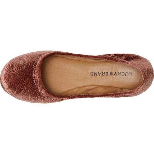 lucky brand velvet flats