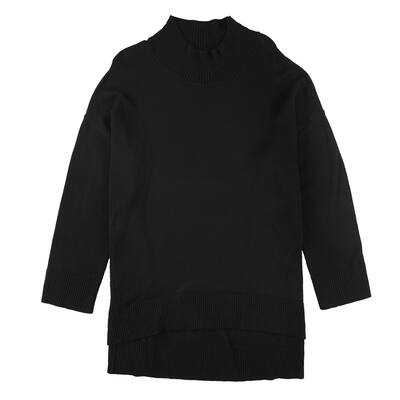 Eileen Fisher Womens Drop-Shoulder Pullover Sweater,, Black, X-Large
