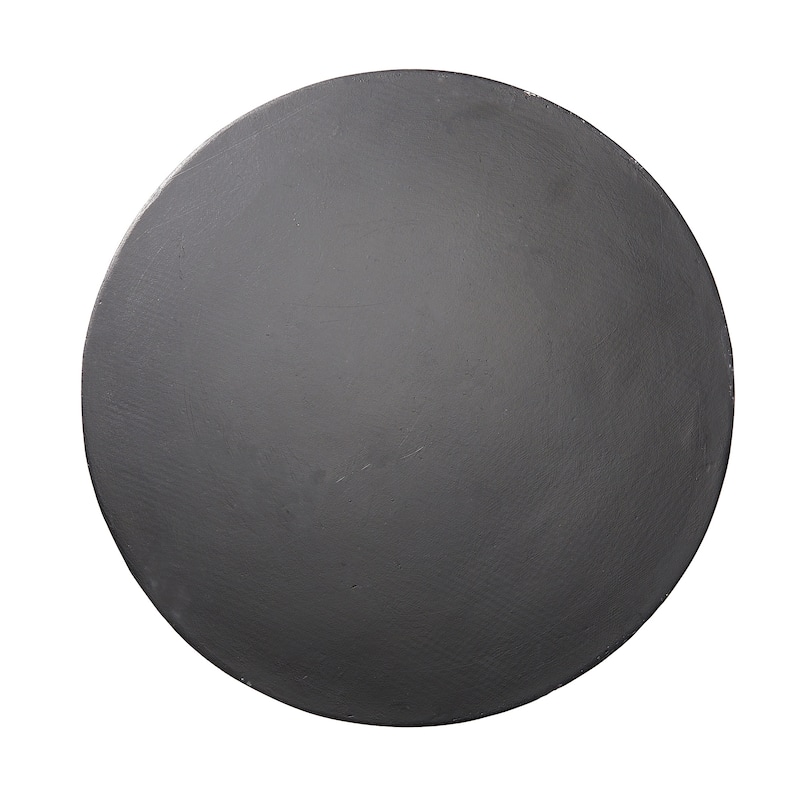 18"H Modern Outdoor MGO Round Side Table Garden Stool - 15.75"L X 15.75"W X 17.75"H
