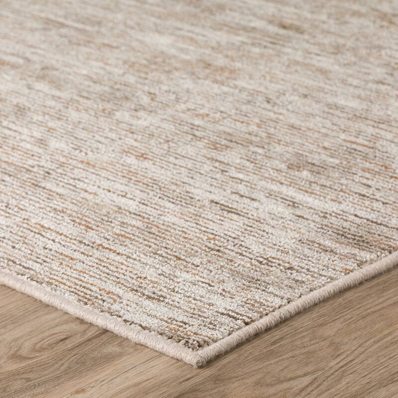 Addison Villager Textured Solid Wool and Viscose Area Rug