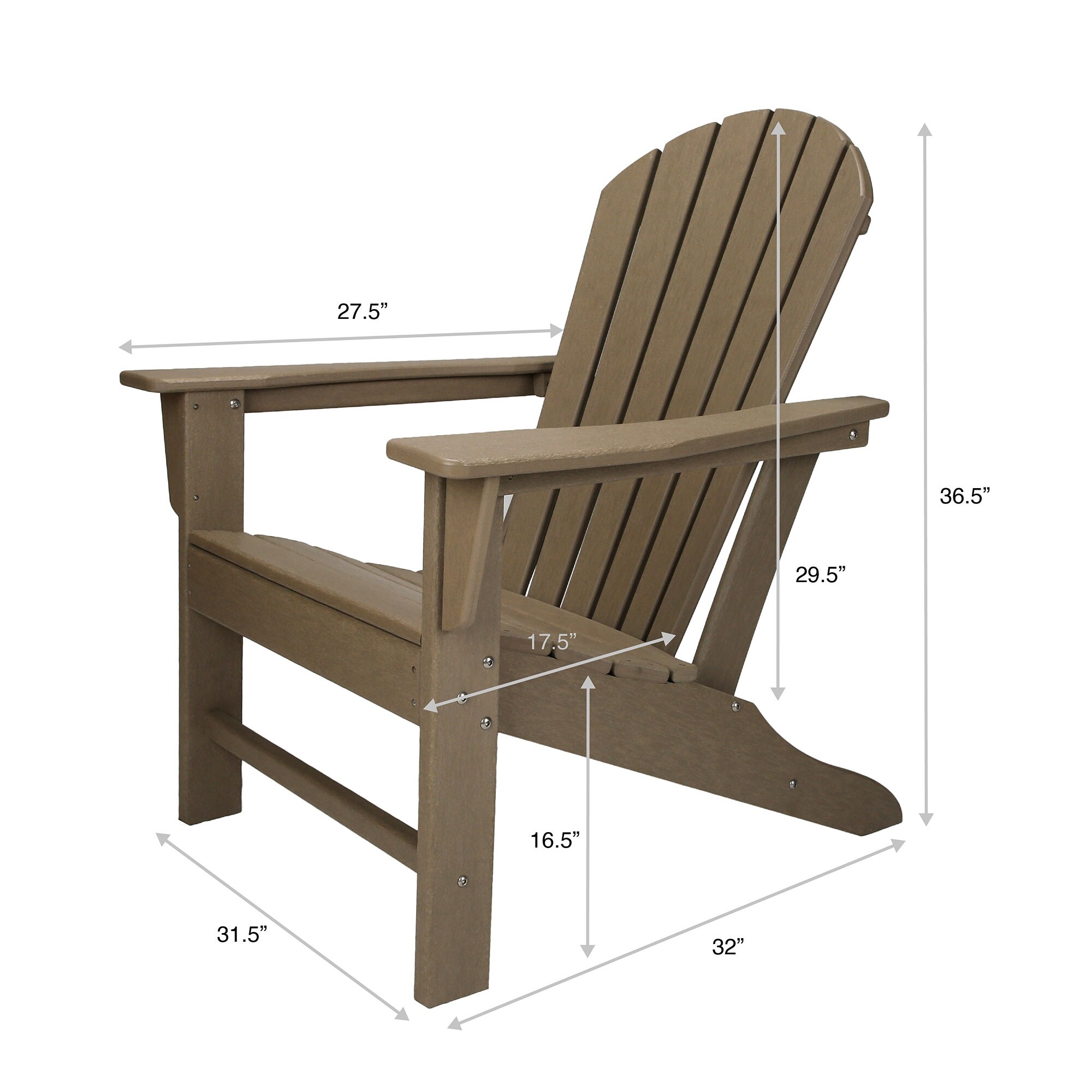 Patio leisure adirondack chair deals